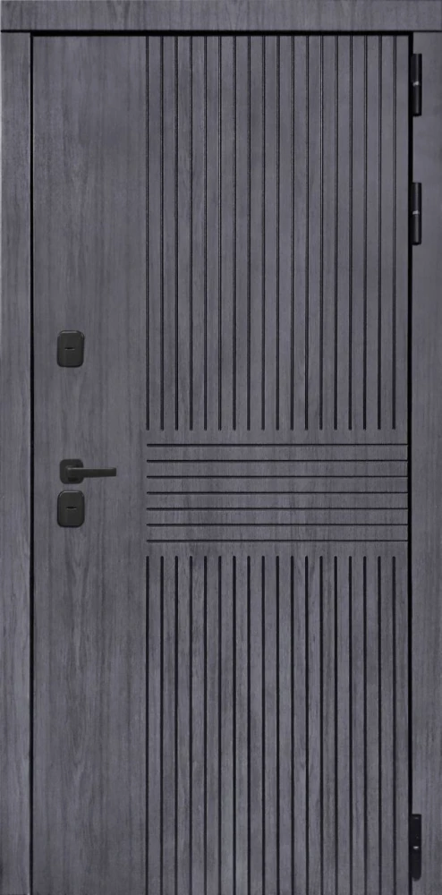 Входная дверь ДвериПРО Берген ФЛЗ-1 шарли светлый DPRO221210 внешняя сторона